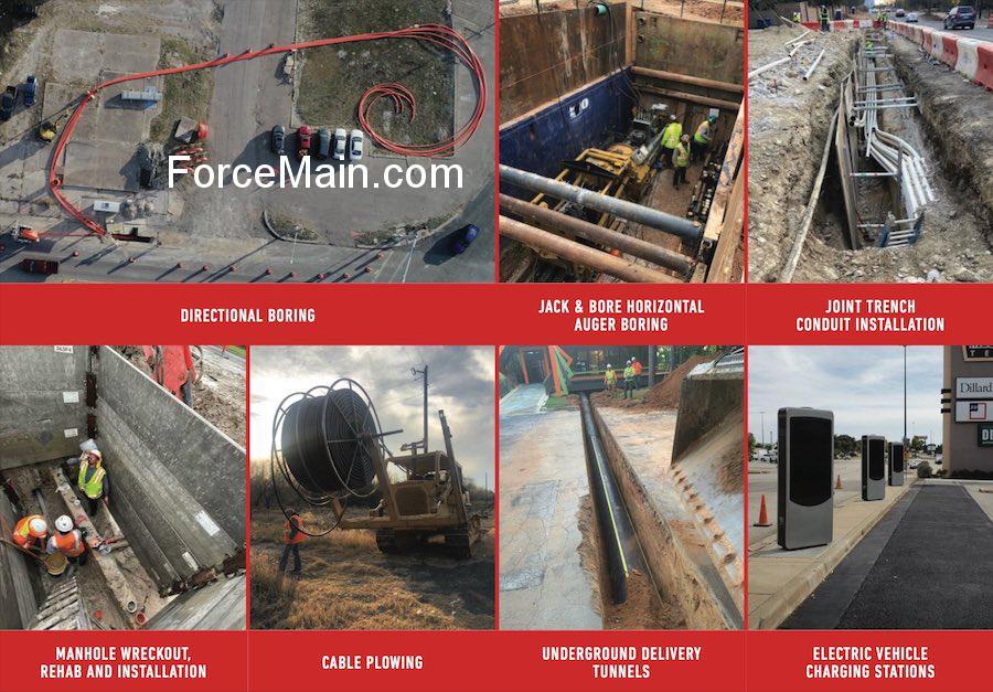 Utility Locating Services - Force Main